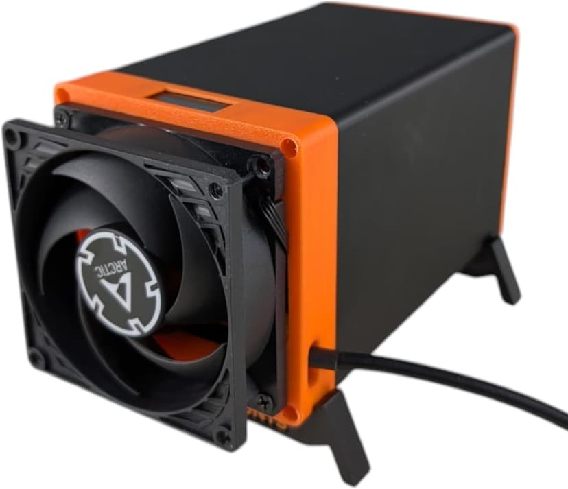 D-Central.TECH - Bitaxe Hex 1366 | Solo Mining Bitcoin ASIC Miner | 3TH/s Hashrate | 22W/T Efficiency | Low Noise Fan | Open-Source | Easy Setup | Global Voltage Compatibility