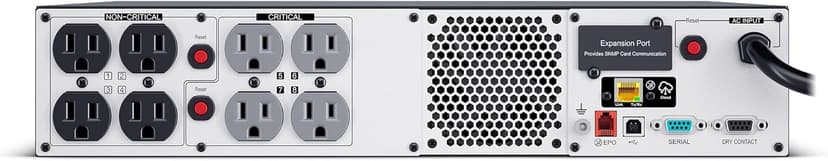 CyberPower PRL1500RT2UC Smart App Sinewave UPS System, 1500VA/1500W, 8 Outlets, 2U Rack/Tower, AVR, Lithium
