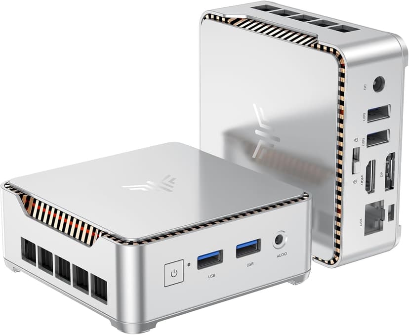 KAMRUI Essenx E2 Mini PC, 16GB RAM 1TB SSD Mini Computers,12th Alder Lake N97 (Beat N150, up to 3.6GHz) Micro PC, HDMI+DP1.4 Dual 4K UHD Small PC,Gigabit Ethernet,WiFi,BT,Home/Office Mini Desktop pc