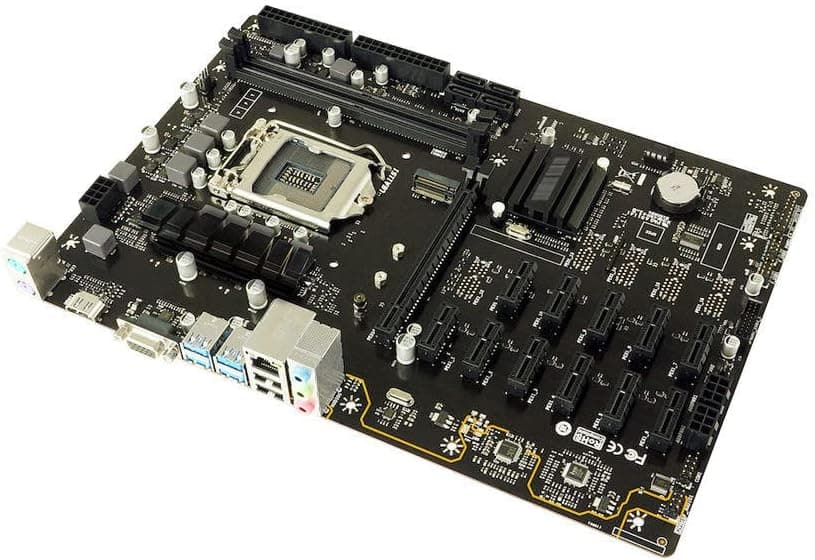 Mining Motherboard for BIOSTAR TB360-BTC PRO 12Video Card LGA 1151 DDR4 for BTC Miner Machine Bitcoin Mining