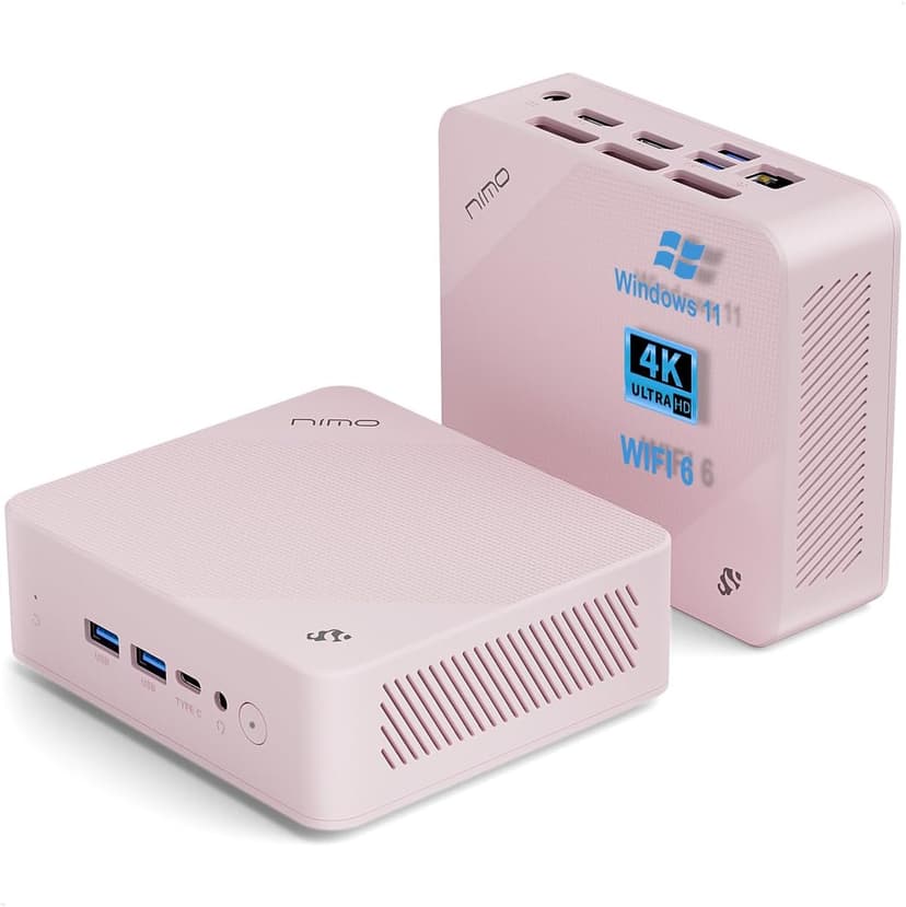 NIMO Mini-PC, 16GB RAM 1TB M.2 SSD Intel 12th Gen N100(Beat i3-1115G4) 4 Cores Desktop Mini PC, Support Upgrade Desktop PC Windows 11 Triple 4K HDMI USB3.2 BT5.2 WiFi 6 Students-Business Home Office