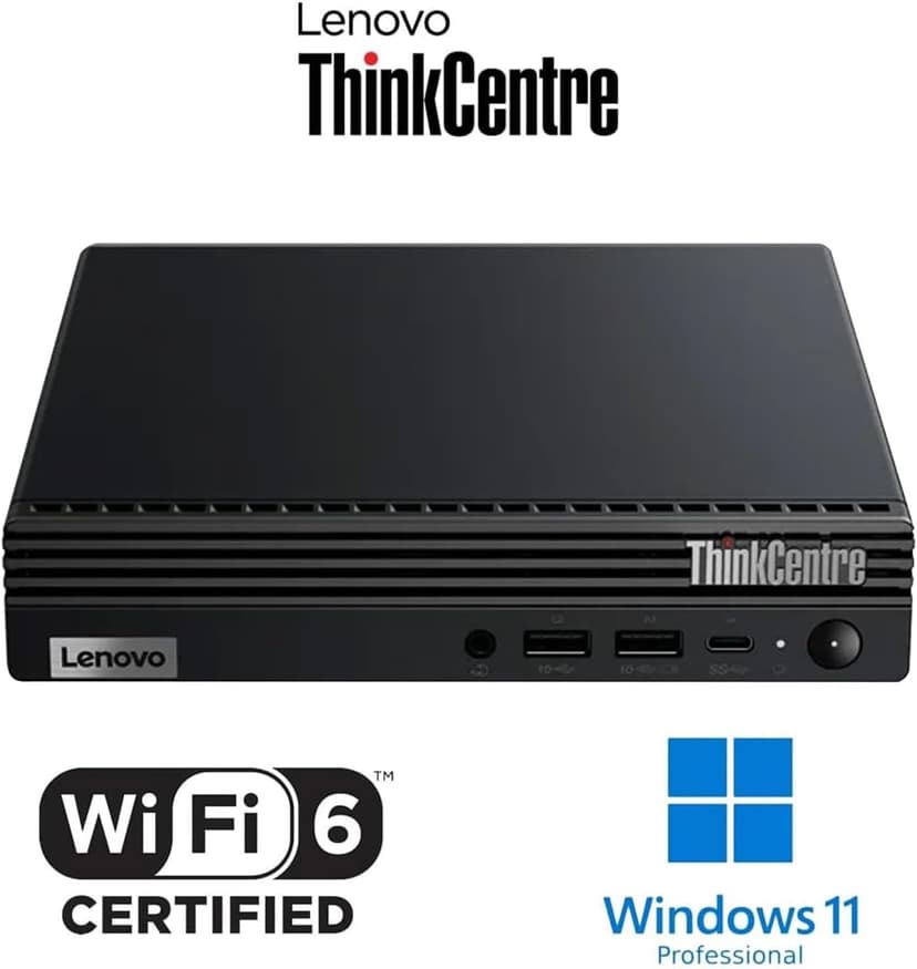 Lenovo ThinkCentre M70q Gen 4 MFF Tiny 1L Mini PC Business Desktop Computer, 13th Gen Intel 10-Core i5-13400T (Beat i7-12700T), 32GB DDR4 RAM, 1TB PCIe SSD, WiFi 6, RJ45, Windows 11 Pro Vent-HEA