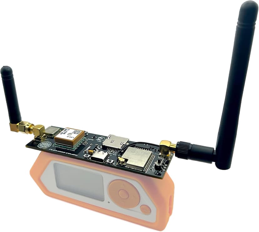 FlipMods Combo GPS WiFi Dev Board for Flipper Zero GPIO - with Marauder, ESP-32 Chip, CC1101 Subhz, GPS, 433MHz and 2.4GHz Antenna, USB-C Port, Micro SD Slot