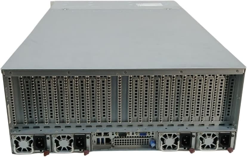 Supermicro Deep Machine Learning 4U 2X EPYC 32-Core, 512GB DDR4 RAM, 4X 15.36TB SSD, NVMe 2X 10GbE BYO 8X GPU (Renewed)