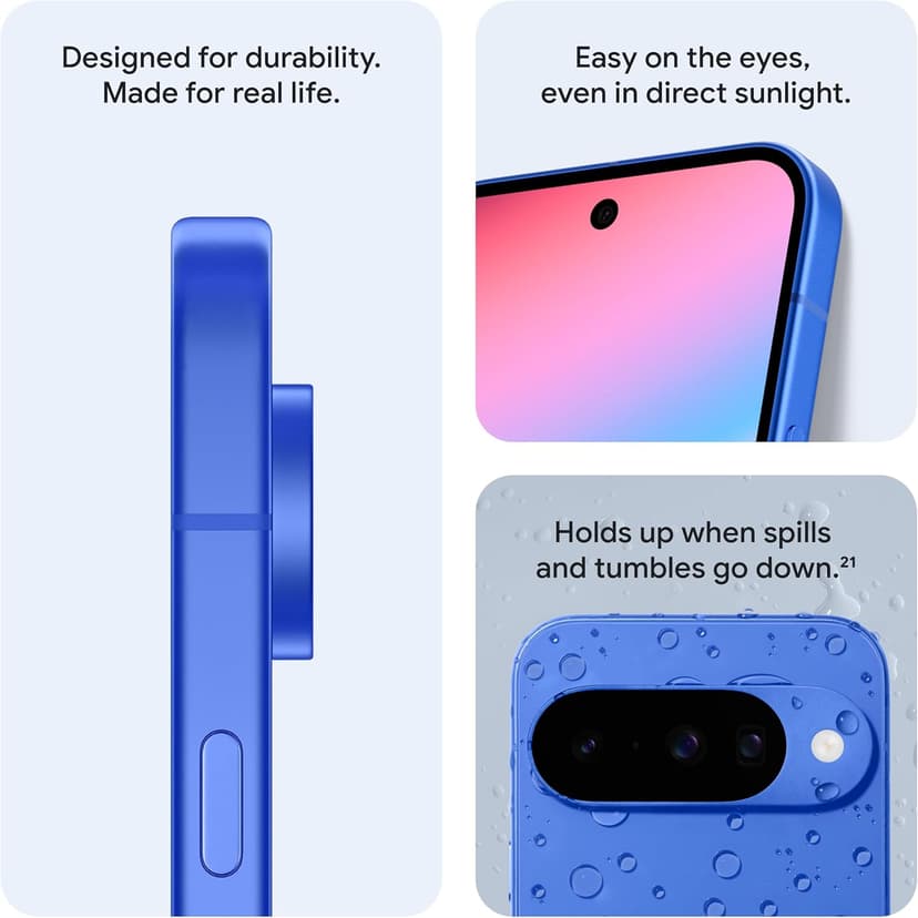 Google Pixel 10 - Unlocked Android Smartphone with Gemini, Your AI Assistant - Advanced Triple Rear Camera, Fast-Charging 24+ Hour Battery, and 6.3" Actua Display - Obsidian - 128 GB