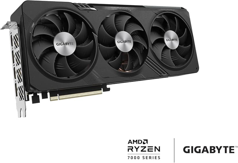 GIGABYTE Radeon RX 7700 XT Gaming OC 12G Graphics Card, 3X WINDFORCE Fans 12GB 192-bit GDDR6, GV-R77XTGAMING OC-12GD Video Card