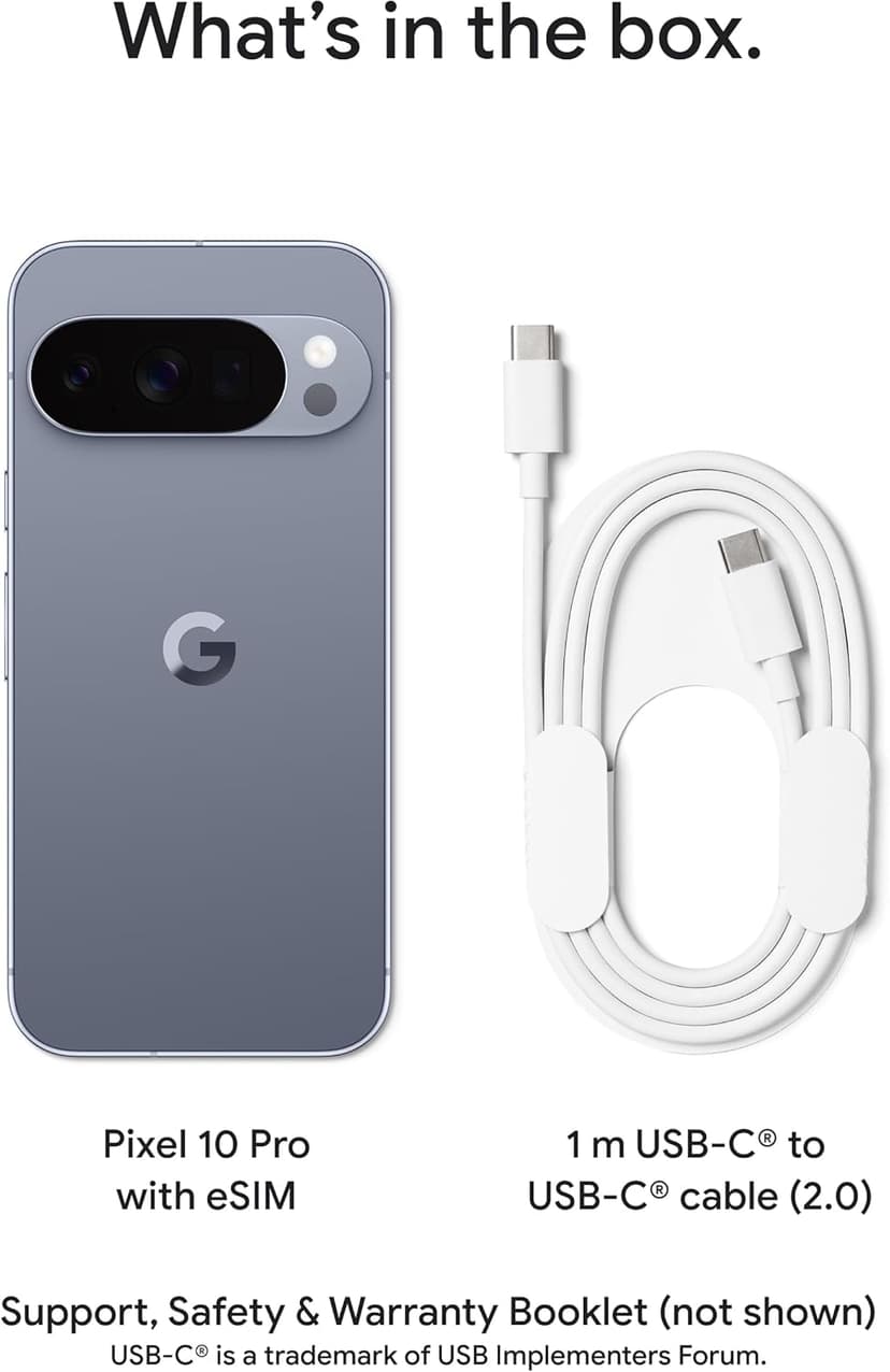 Google Pixel 10 Pro XL - Obsidian - 1TB GB with $200 Amazon Gift Card