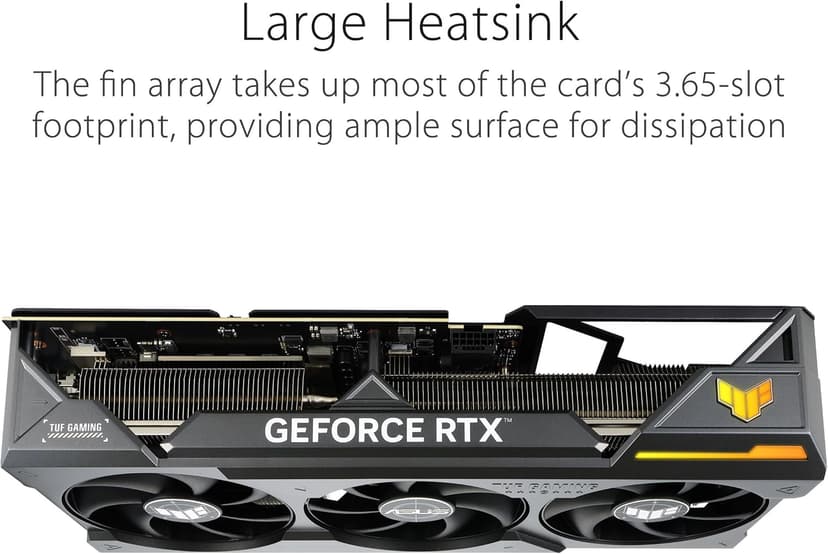 ASUS TUF Gaming NVIDIA GeForce RTX™ 4080 Super OC Edition Gaming Graphics Card (PCIe 4.0, 16GB GDDR6X, HDMI 2.1a, DisplayPort 1.4a)