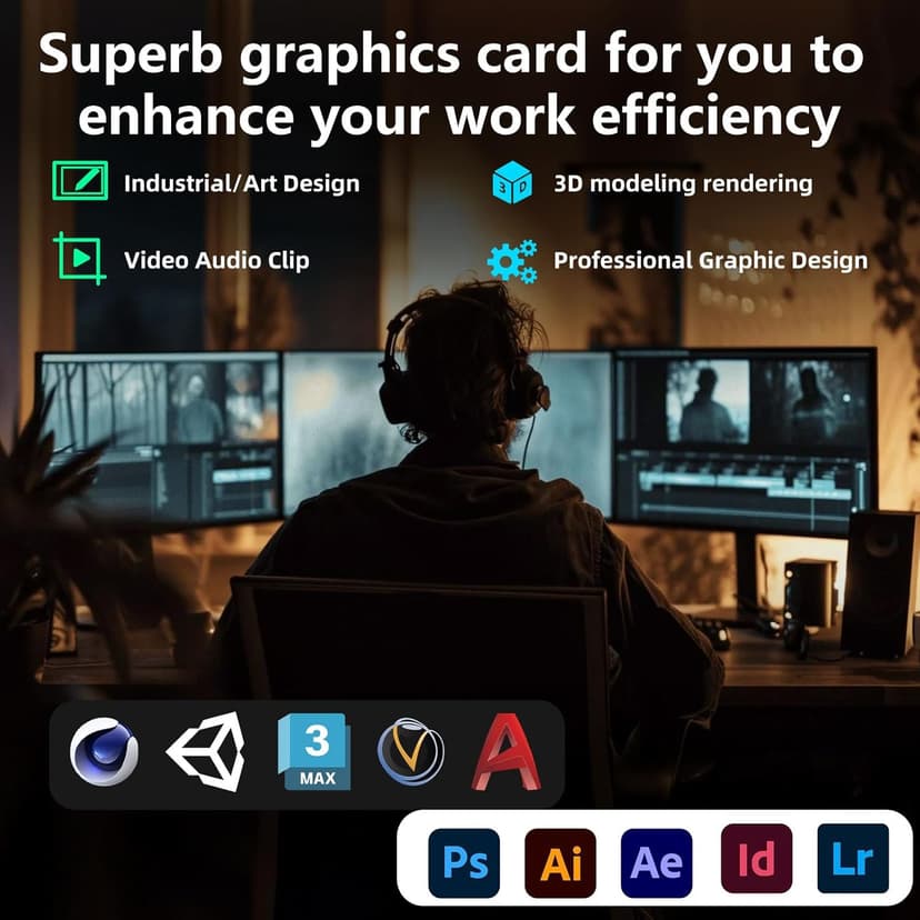 RX 590 Graphics Card 8GB GDDR5 Video Card 256bit PCI Express16X3.0 with Dual Cooling Fans,2304SP GPU DP/HDMI/DVI DirectX 12 Gaming Dual Freeze Fans for Desktop PC