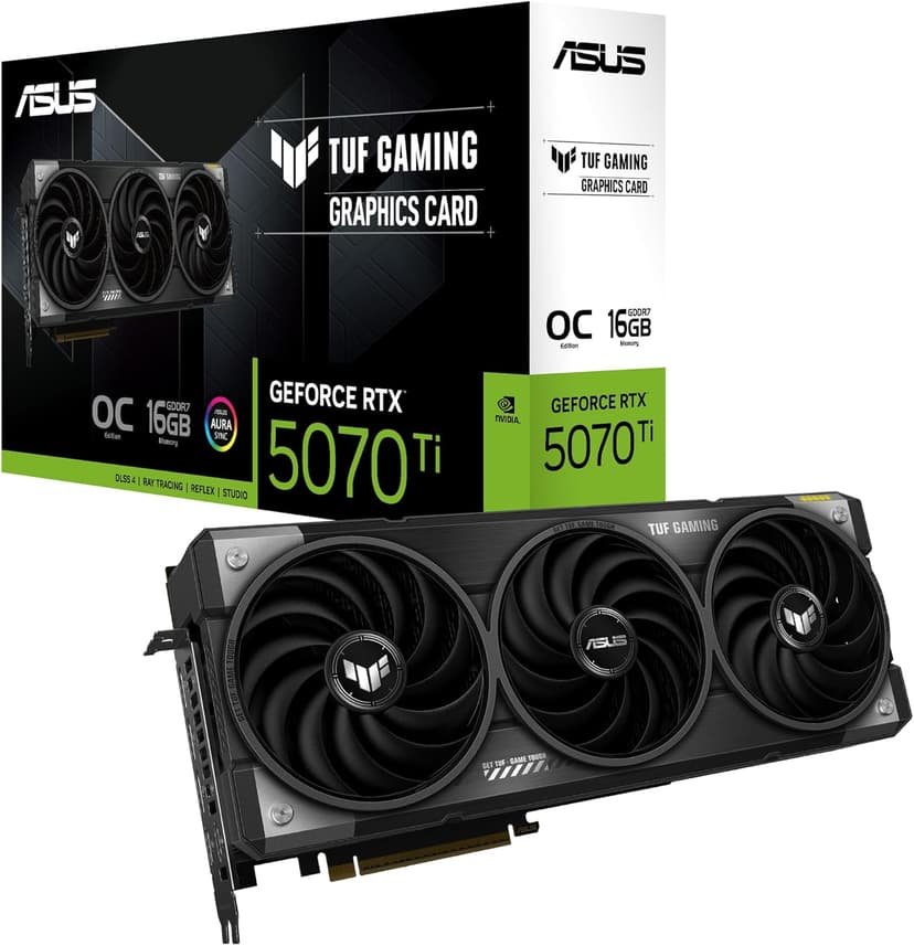 Asus GeForce RTX 5070 Ti TUF Gaming OC (16GB GDDR7/PCI Express 5.0/ MHz/28000MHz)