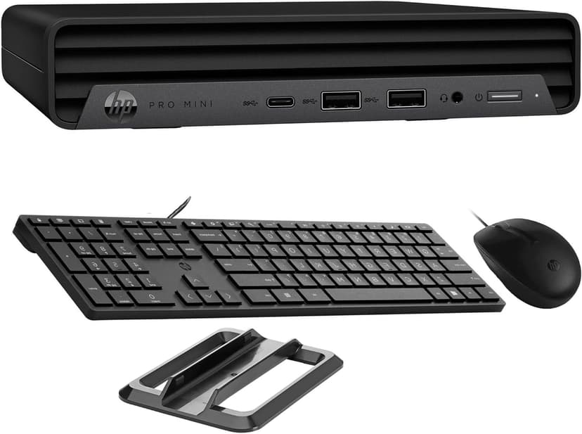 HP Pro Mini 400 G9 Business Mini Desktop Computer, Intel 6-Core i5-12500T (Beat i7-11700T), 16GB DDR4 RAM, 512GB PCIe SSD, WiFi 6, Bluetooth, 2 Type-C, HDMI, 2 DisplayPort, Windows 11 Pro, Vent-Hear