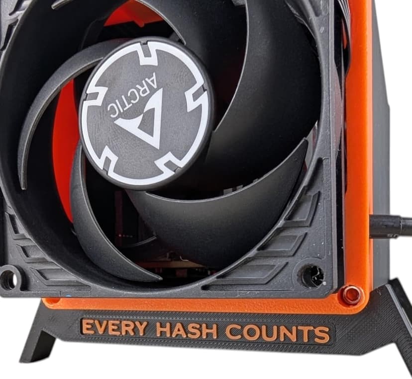 D-Central.TECH - Bitaxe Hex 1366 | Solo Mining Bitcoin ASIC Miner | 3TH/s Hashrate | 22W/T Efficiency | Low Noise Fan | Open-Source | Easy Setup | Global Voltage Compatibility
