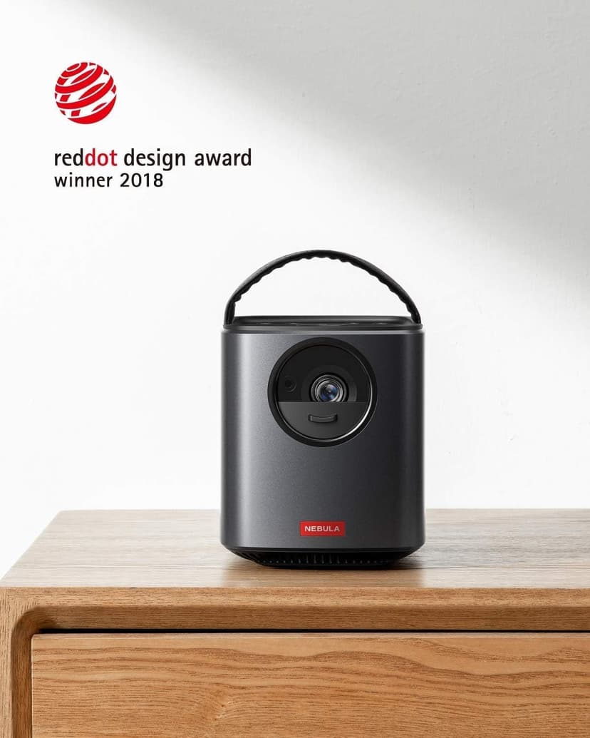 NEBULA by Anker Mars II Pro 500 ANSI Lumen Portable Projector, Native 720P, 40-100 Inch Image TV Projector, Movie Projector with WiFi and Bluetooth, 3Hr Video Playtime, Watch Anywhere