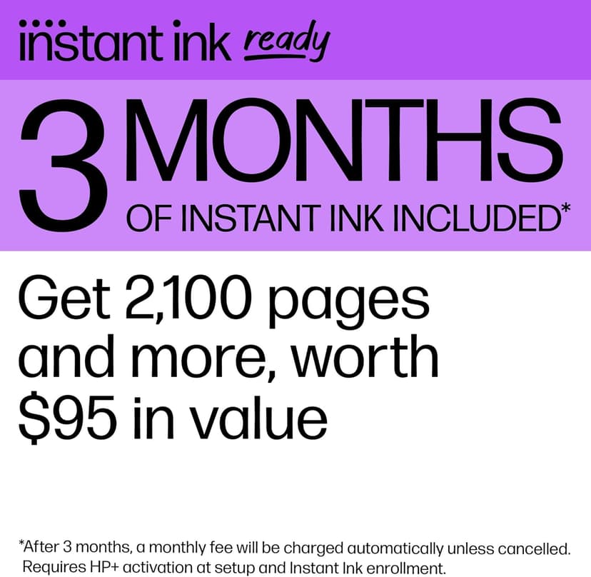 HP Envy 6555e Wireless All-in-One Color Inkjet Printer, Print, scan, Copy, Duplex Printing Best-for-Home, 3 month Instant Ink trial included (714N5A)