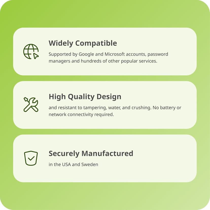 Yubico - YubiKey 5 NFC - Two-Factor authentication (2FA) Security Key, Connect via USB-A or NFC, FIDO Certified - Protect Your Online Accounts