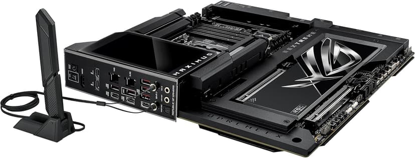 ASUS ROG MAXIMUS Z890 EXTREME Intel® Z890 LGA 1851 E-ATX motherboard, Advanced AI PC-ready, 24+2+1+2 stages, DDR5, WiFi7, 2.5G/10G LAN, PCIe® 5.0 M.2, Thunderbolt™ 5, USB Type-C®, AI OC, 5” LCD Screen