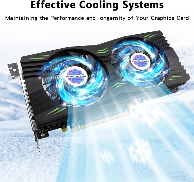 RX 580 Graphics Card 8GB 2048SP GDDR5 256 Bit PC Gaming Video Card 3*DP 1*HDMI PCI Express 3.0 with Freeze Fan Stop for Desktop Computer GPU for Gaming PC