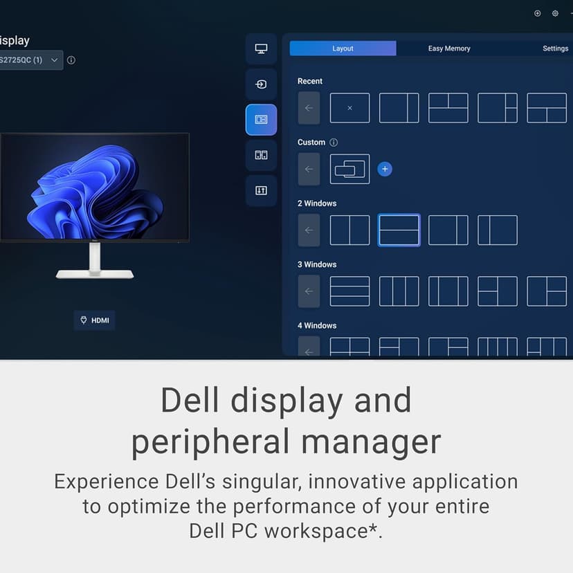 Dell 32 Plus 4K Monitor - S3225QS - 31.5-inch 4K (3840 x 2160) up to 120Hz 16:9 Display, VA Panel, AMD FreeSync Premium, 99% sRGB, 95% DCI-P3, 1500:1 Contrast Ratio, Comfortview Plus - Ash White