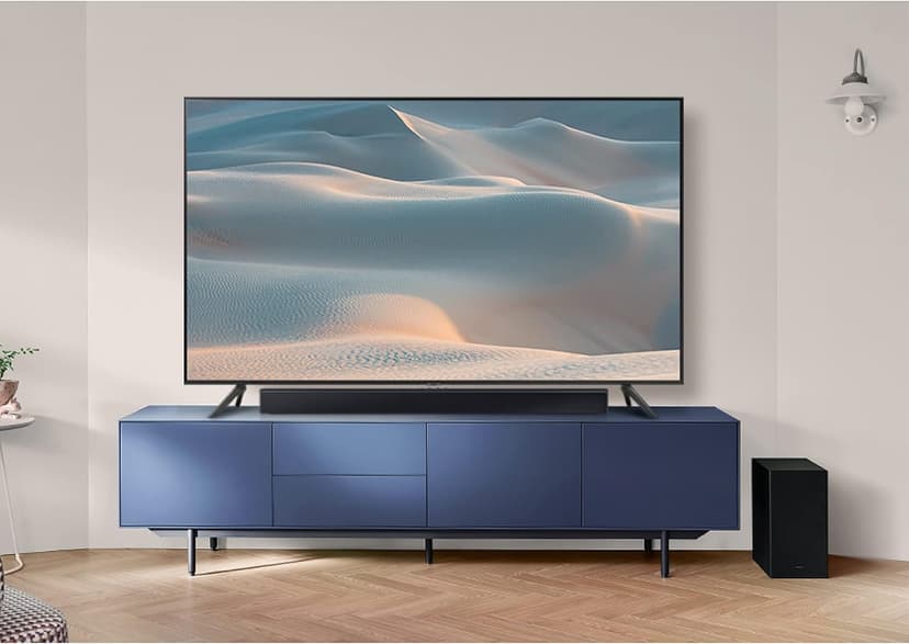 SAMSUNG HW-C450 2.1ch Soundbar w/DTS Virtual X, Subwoofer Included, Bass Boost, Adaptive Sound Lite, Game Mode, Bluetooth, Wireless Surround Sound Compatible