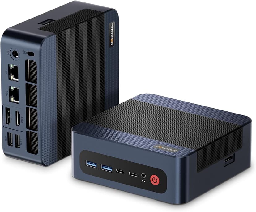 M4 Plus Oculink Mini Light Gaming PC, Ryzen 9 7940HS 11 Pro Mini Computers, 32GB DDR5, PCIe 4.0 x4 1TB SSD, Wi-Fi 6E AX210, Dual 2.5GbE LAN, USB 4 8K60Hz