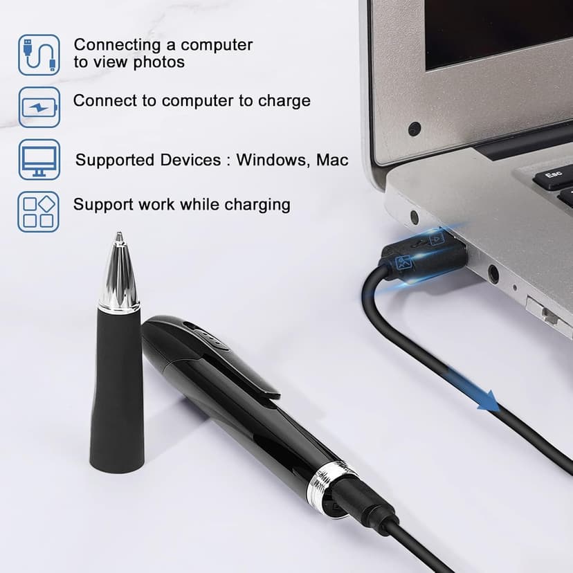 1080P Hidden Camera,Digital Recorder,Mini Camera Pen, Suitable for Recording Important Moments,Such as Meetings, Work, Business. Small Security Camera[Upgraded 2025]