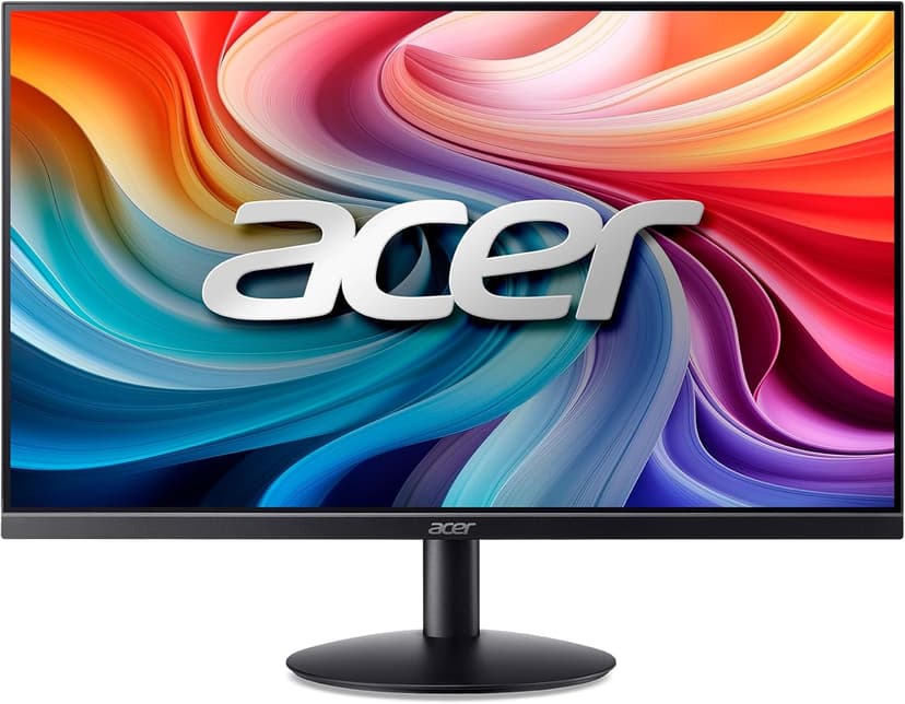 Acer 23.8" Professional Home Office Monitor | Full HD (1920 x 1080) | Ultra-Thin | Zero-Frame | Up to 100Hz Refresh | 4ms (G to G) | Tilt | HDMI & VGA Ports | SB242Y H1bi