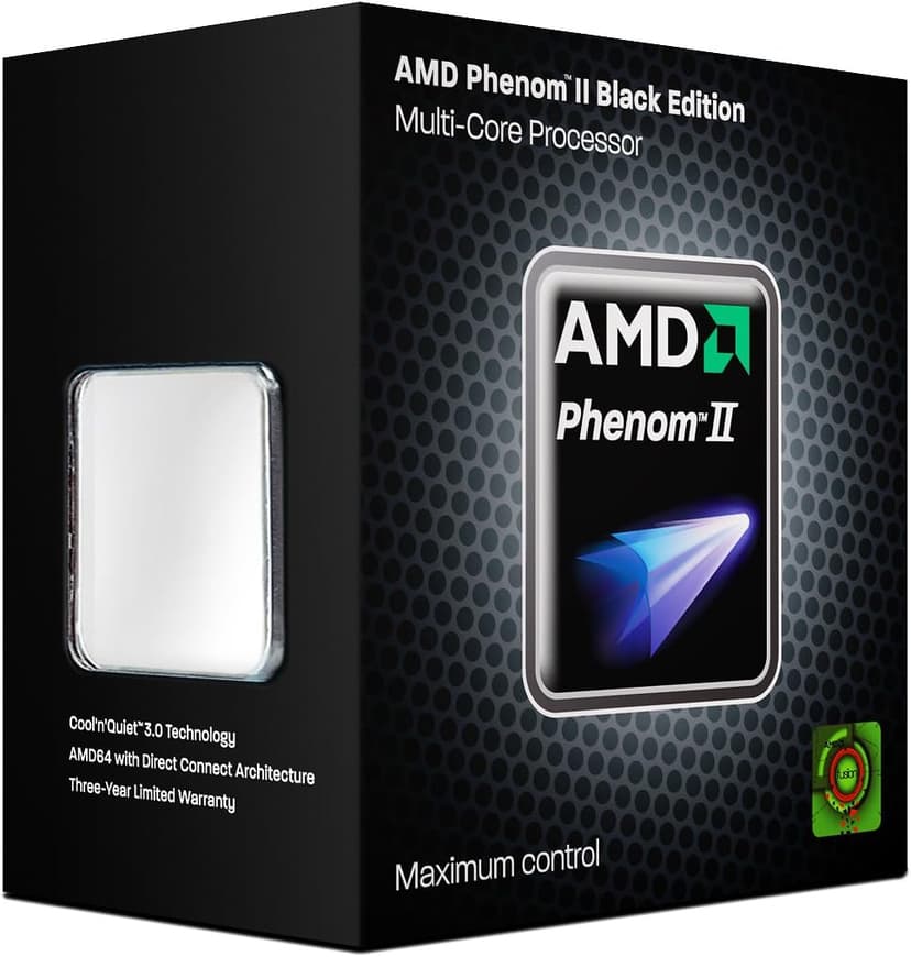 AMD CPU HDZ955FBGMBOX Phenom II X4 955 Black Edition 3.2GHz AM3 125W Retail