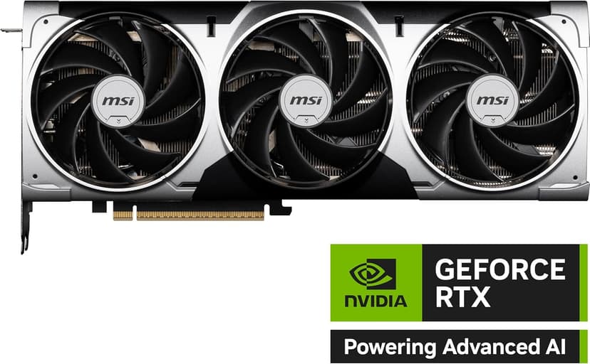 MSI Gaming RTX 5070 Ti 16G Ventus 3X OC Graphics Card (16GB GDDR7, 256-bit, Extreme Performance: 2497 MHz, DisplayPort x 3 2.1a, HDMI 2.1b, NVIDIA Blackwell Architecture)