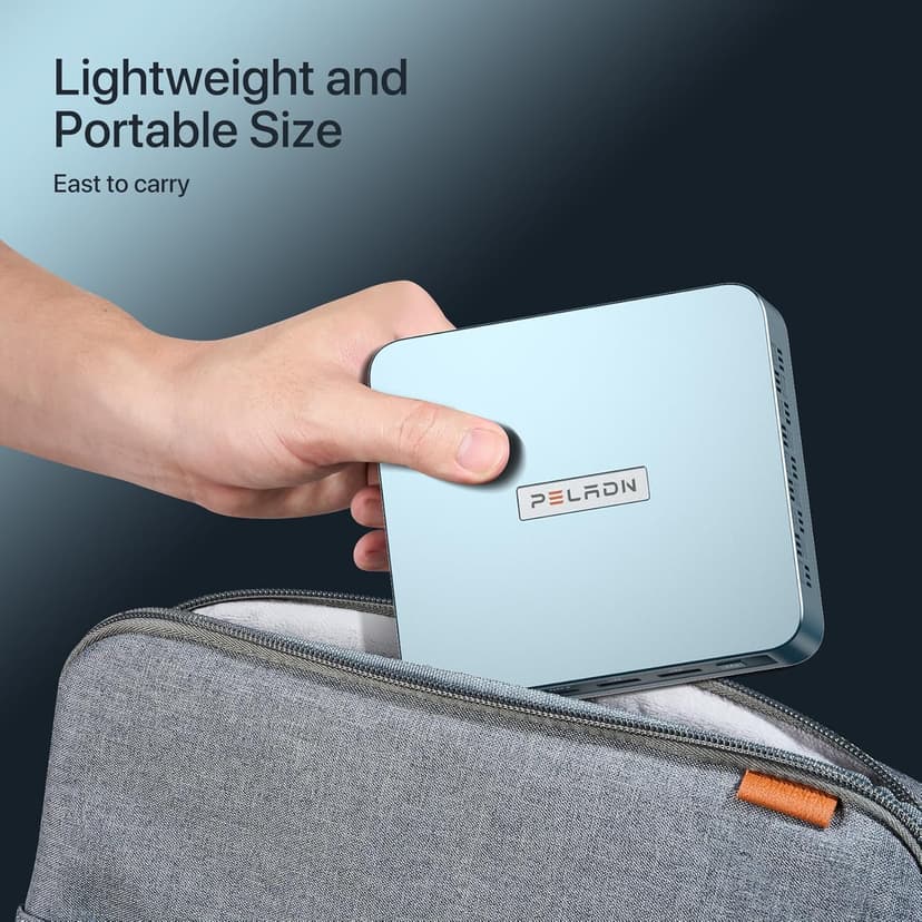 PELADN Mini PC, N95(up to 3.4GHz),16GB DDR4/512GB SSD,Type-C/Dual HD,Mini Desktop Computer,4K/60Hz Triple-Display USB3.0/WiFi 5/BT4.2 Mini Computers for Home Business