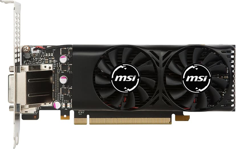 MSI Low Profile Compatible Graphics Cards GeForce GTX 1050 Ti 4GT LP