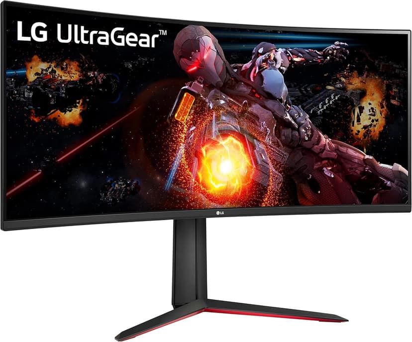 LG UltraGear QHD 34-Inch Curved Gaming Monitor 34GP63A-B, VA with HDR 10 Compatibility and AMD FreeSync Premium, 160Hz, Black