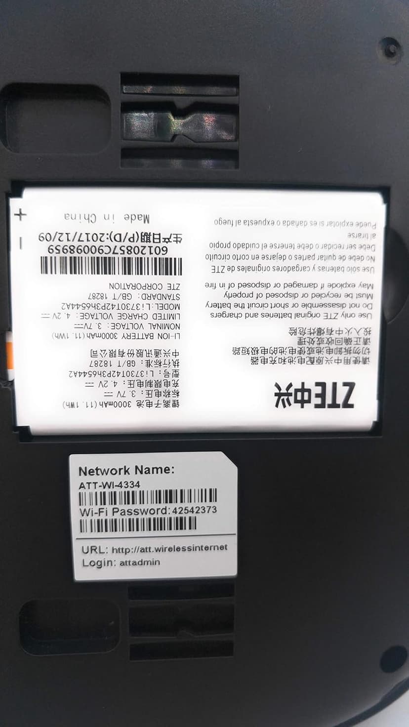 ZTE MF279T 150Mbps 4G LTE Mobile WiFi Hotspot Unlocked (4G LTE in USA, Canada, Latin & Caribbean Bands) Up to 20 Users