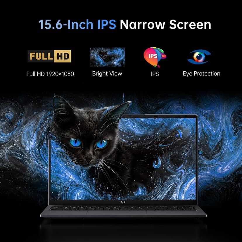 ACEMAGIC 15.6 Inch Laptop with Windows 11, 16GB DDR4 RAM 512GB M.2 2280 SSD,Intel N N97 Quad-Core Processor, WiFi,Bluetooth,Webcam,Portable Laptops Computer for Office Student Business Entertainment