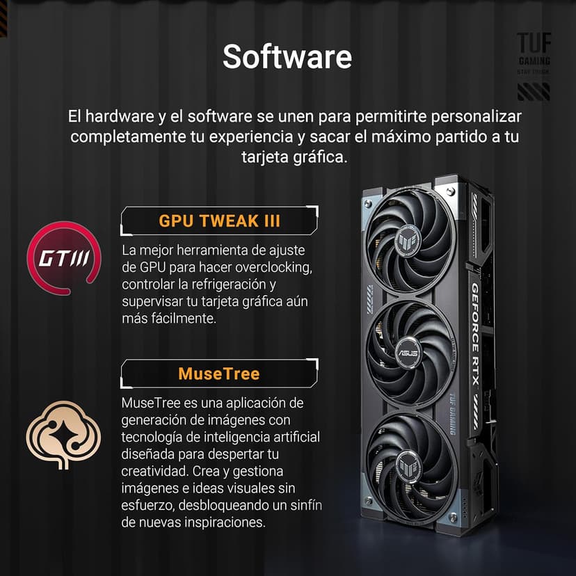 Asus GeForce RTX 5070 Ti TUF Gaming OC (16GB GDDR7/PCI Express 5.0/ MHz/28000MHz)