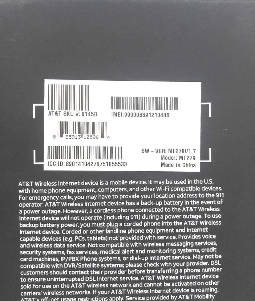 ZTE MF279T 150Mbps 4G LTE Mobile WiFi Hotspot Unlocked (4G LTE in USA, Canada, Latin & Caribbean Bands) Up to 20 Users
